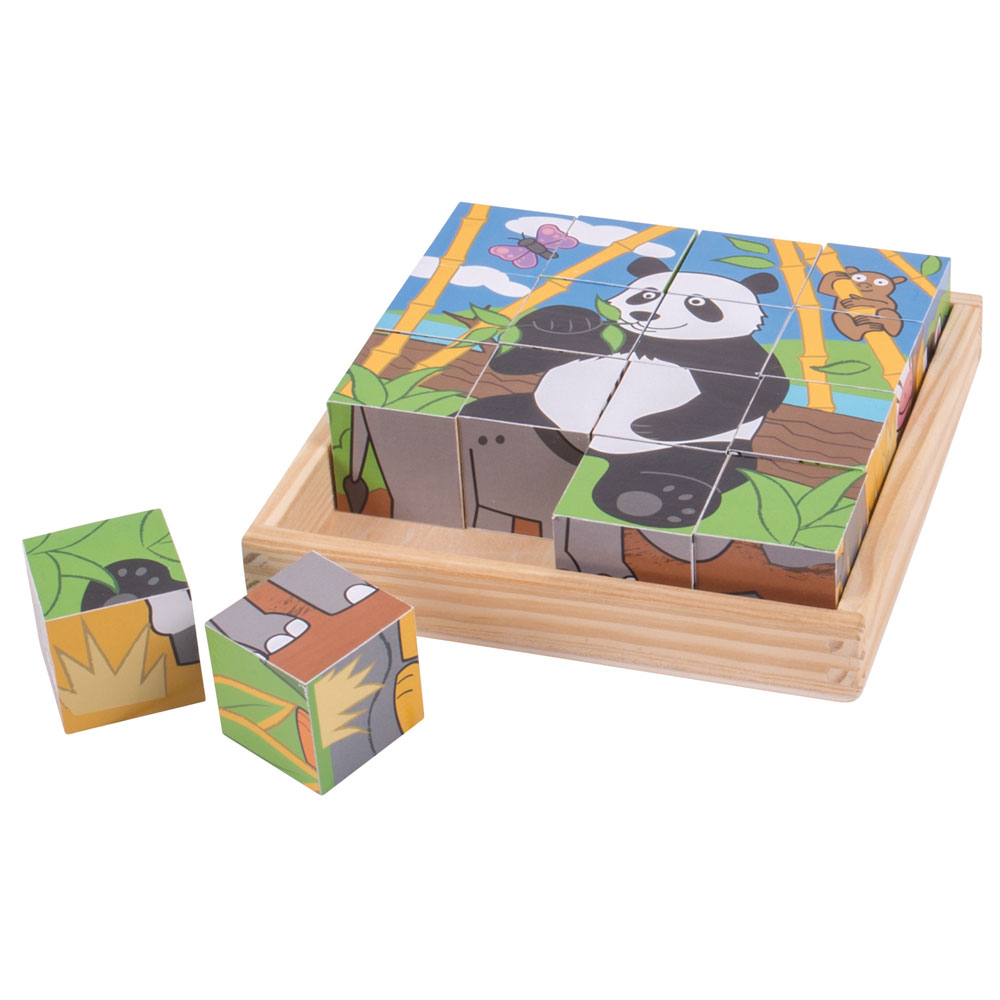 wooden animal puzzle toy
